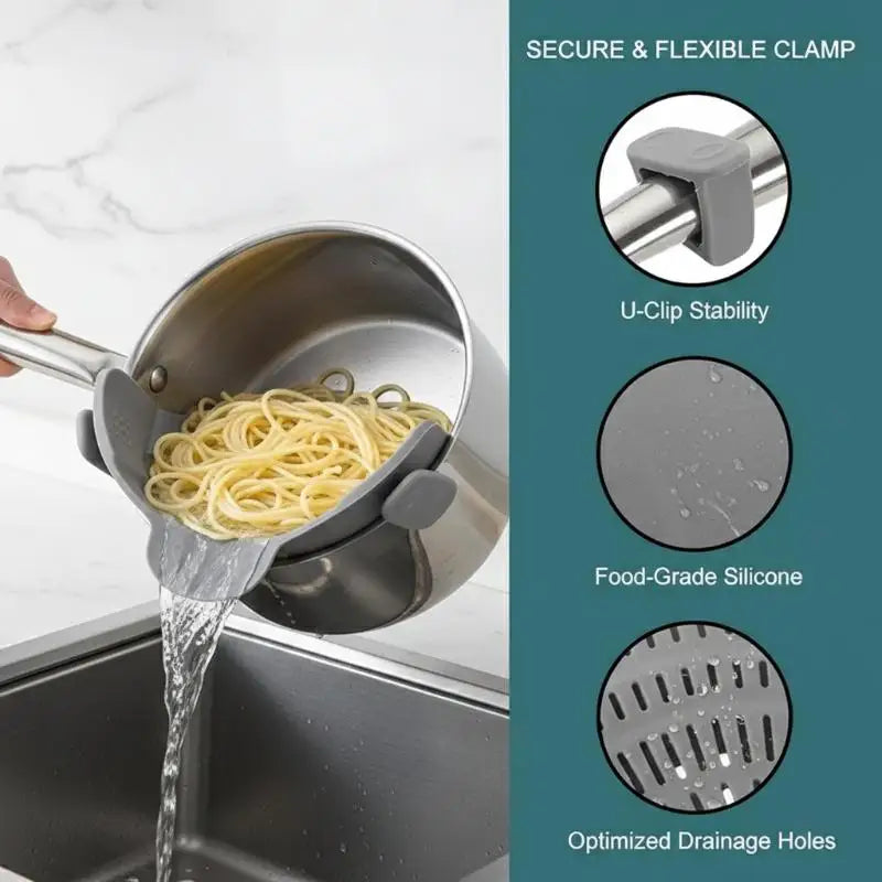Clip-On Pot Strainer